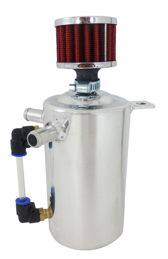 RACING POWER CO-PACKAGED R2505 - Fabricated Alum Oil Catc h Tank Breather 1.0 Pint image
