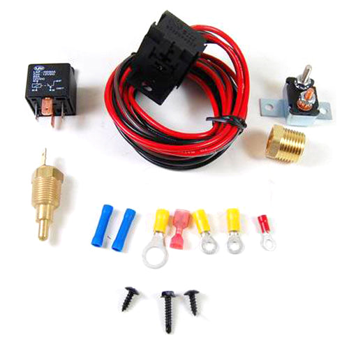 RACING POWER CO-PACKAGED R3101 - Electric Fan Thermostat Kit 200/185 Deg image