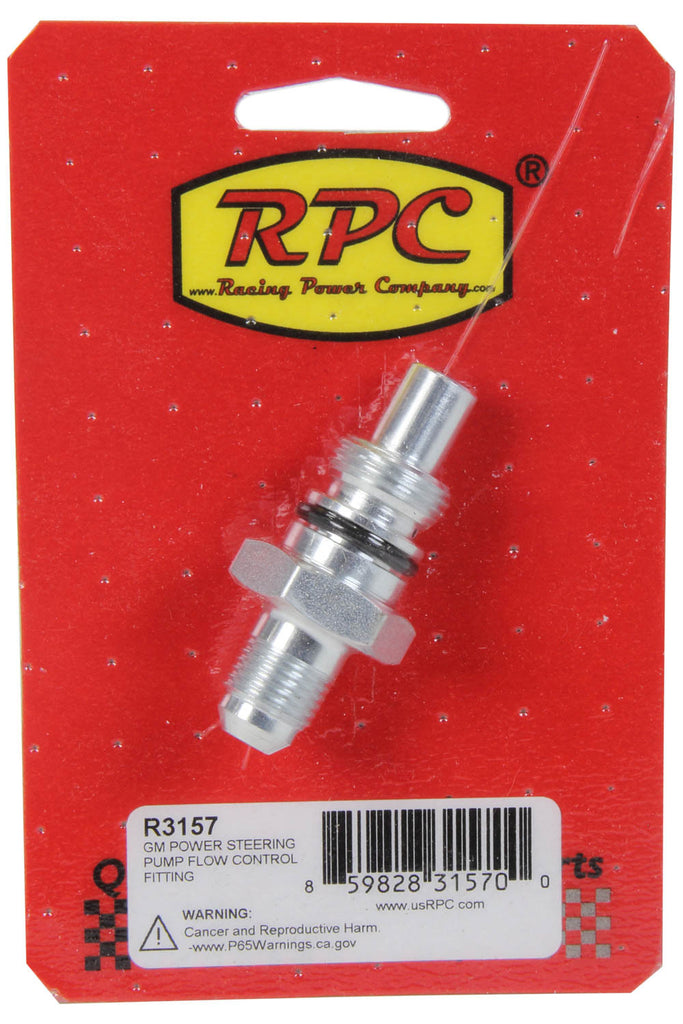 RACING POWER CO-PACKAGED R3157 - GM Power Steering Pump Flow Control image