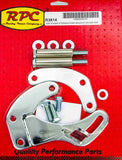 SBC Saginaw Power Steer Bracket Swp Chrome