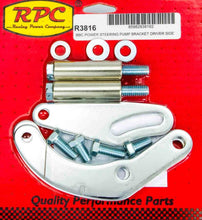 Load image into Gallery viewer, RACING POWER CO-PACKAGED R3816 - BBC Saginaw Power Steer Bracket Swp Chrome image