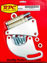 Load image into Gallery viewer, RACING POWER CO-PACKAGED R3832 - BBC Saginaw Power Steer Bracket Lwp Chrome image