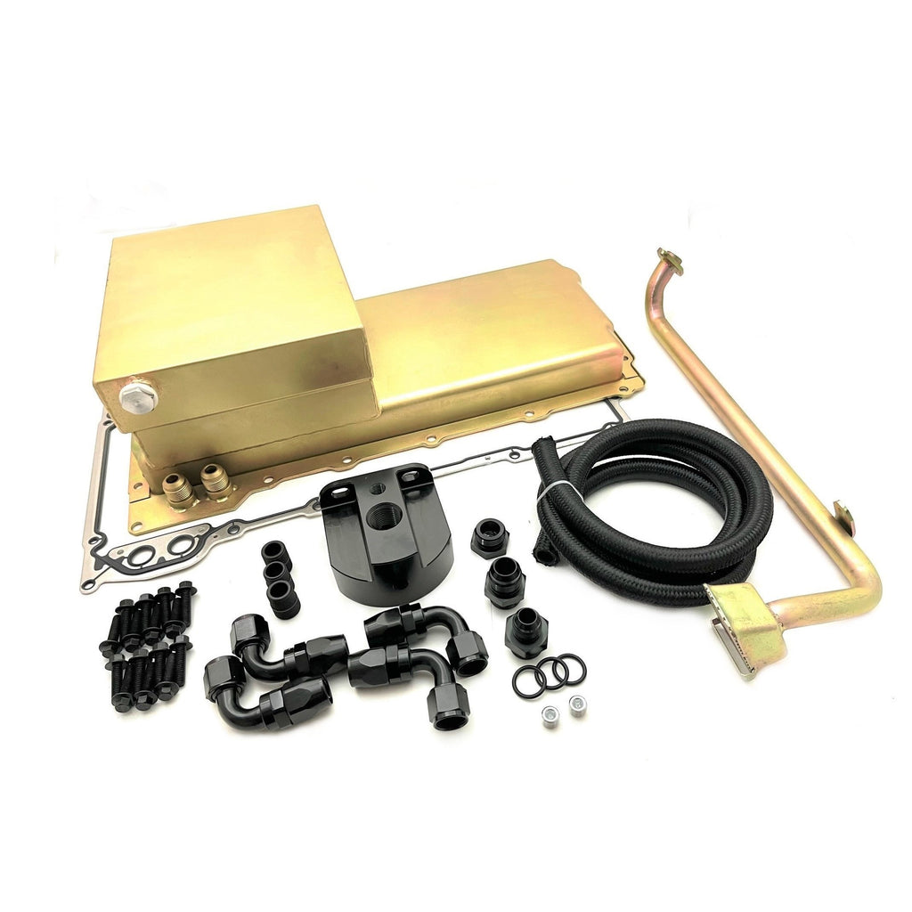 RACING POWER CO-PACKAGED R4020Z - LS Oil Pan Kit Steel  image