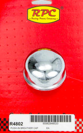 RACING POWER CO-PACKAGED R4802 - Chrome Push In Oil Fill Cap image