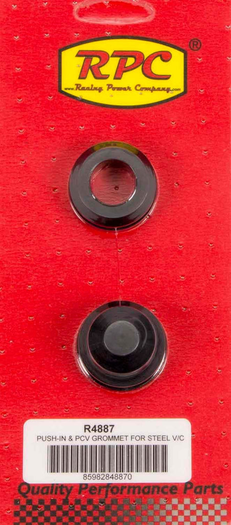 RACING POWER CO-PACKAGED R4887 - 1-1/4 OD x 3/4 ID Steel V/C Rubber Grommets (2) image