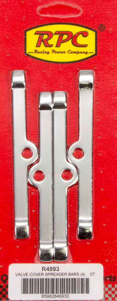 RACING POWER CO-PACKAGED R4993 - Chrome V/C Hold Down 4 3/4in Long 4pk image
