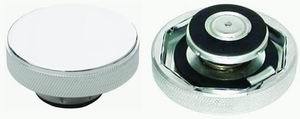 RACING POWER CO-PACKAGED R5011 - Chrome Aluminum Radiator Cap Plain image