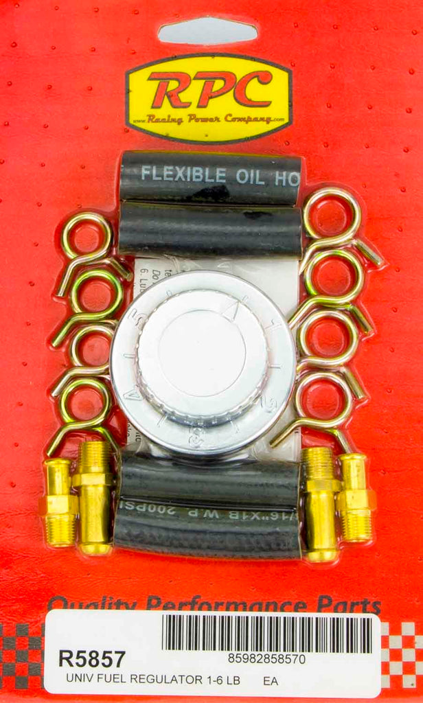 RACING POWER CO-PACKAGED R5857 - 5/16in & 3/8in Adj. Fuel Regulator image