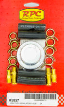 Load image into Gallery viewer, RACING POWER CO-PACKAGED R5857 - 5/16in &amp; 3/8in Adj. Fuel Regulator image