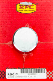 RACING POWER CO-PACKAGED R6001C - Alum Plain Push In Breather Chrome image