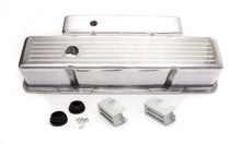 Load image into Gallery viewer, RACING POWER CO-PACKAGED R6130 - SBC Alum Tall V/C Ball Milled Polished image