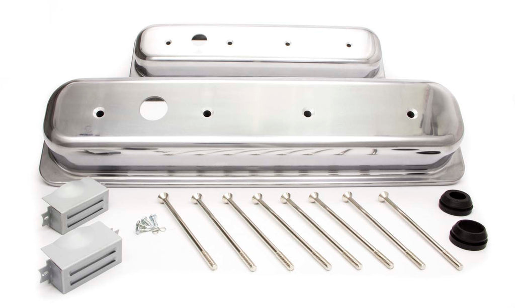 RACING POWER CO-PACKAGED R6136-1 - SBC Alum Short Center Bolt V/C Plain Polished image