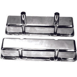 RACING POWER CO-PACKAGED R6140 - Polished Alum SB Chevy Circle Track Valve Cover image