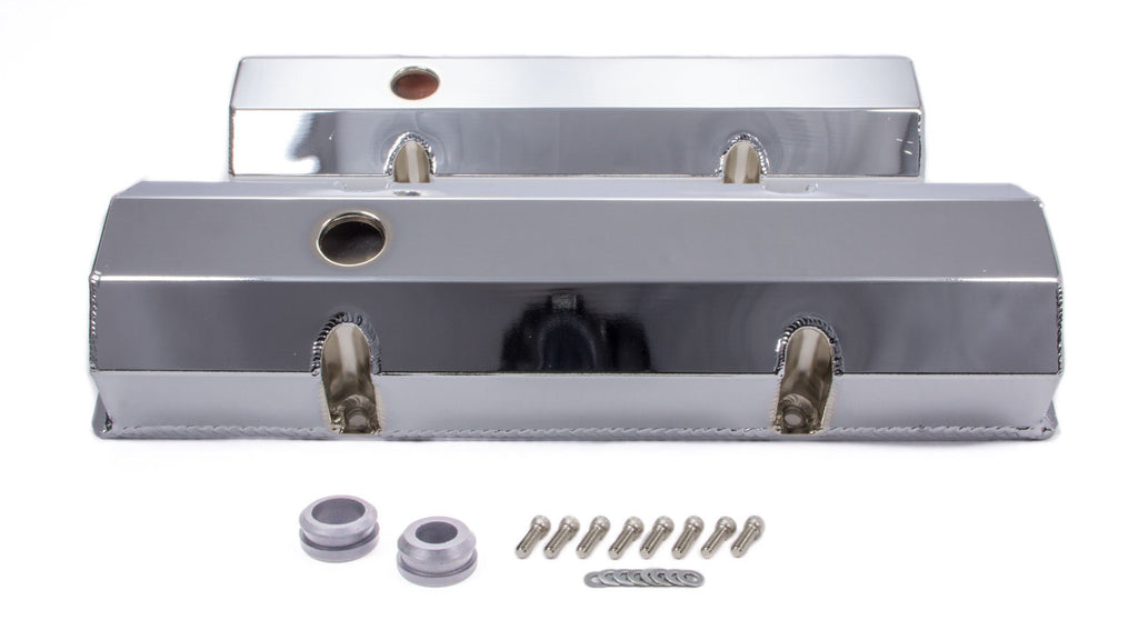 RACING POWER CO-PACKAGED R6145C - SBC Alum Fabricated Tall V/C Chrome image