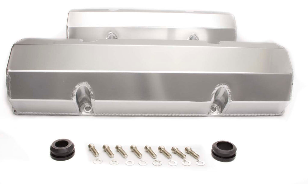 RACING POWER CO-PACKAGED R6147 - GM Fabricated Aluminum Valve Covers w/o Hole image