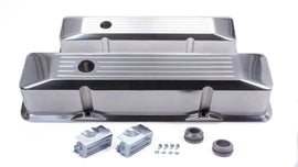 RACING POWER CO-PACKAGED R6154 - SBC Alum Recessed Tall V/C Milled Polished image