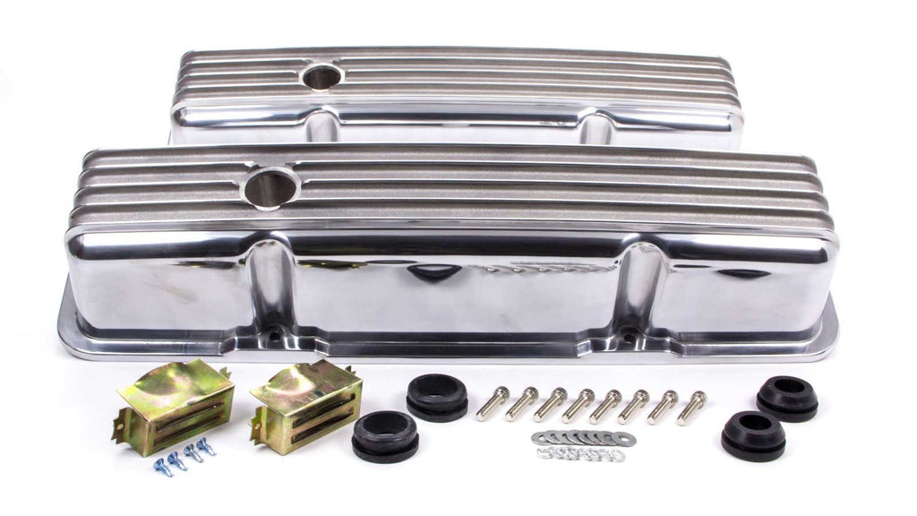 RACING POWER CO-PACKAGED R6181 - SBC Alum Finned Tall V/C Polished image