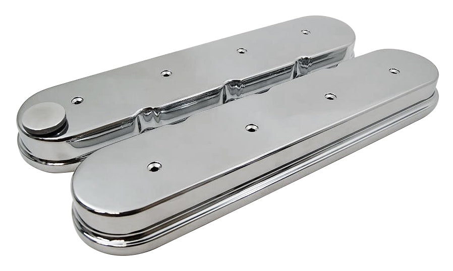 RACING POWER CO-PACKAGED R6369 - GM LS Cast Aluminum Valve Covers image