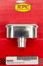 Load image into Gallery viewer, RACING POWER CO-PACKAGED R6505 - Alum Finned V/C Breather Polished image