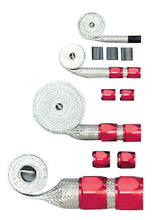 Load image into Gallery viewer, RACING POWER CO-PACKAGED R6676 - Red Braided Hose Sleevin g Kit image