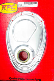 RACING POWER CO-PACKAGED R7122 - SBC 2PC Timing Chain Cover Chrome image