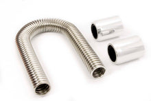 Load image into Gallery viewer, RACING POWER CO-PACKAGED R7301 - 12in Stainless Hose Kit w/Polished  Ends image