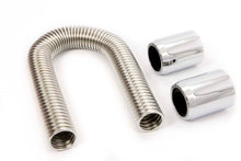 Load image into Gallery viewer, RACING POWER CO-PACKAGED R7302 - 12in Stainless Hose Kit w/Chrome ends image