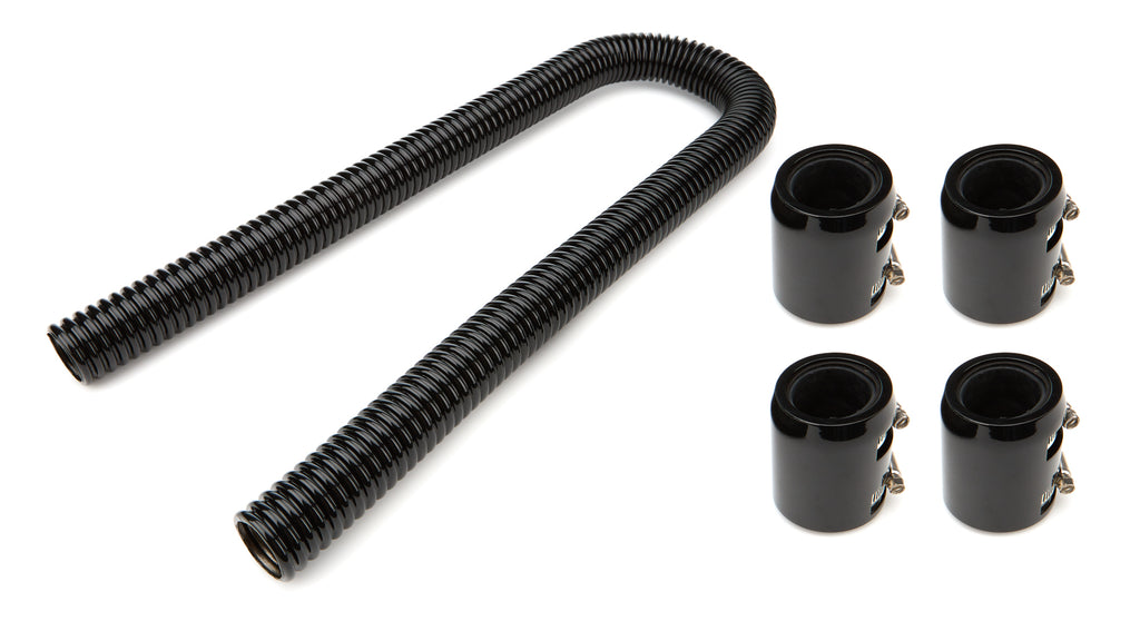 RACING POWER CO-PACKAGED R7310BK - Black 48in Stainless Radiator Hose Kit image