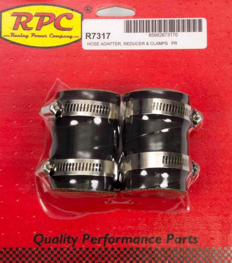 RACING POWER CO-PACKAGED R7317 - Radiator End Rubber Hose End 1.75in x 1.25 x 1.5 image