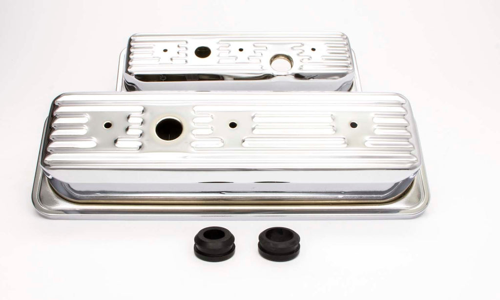 RACING POWER CO-PACKAGED R7458 - 85-93 GM 4.3L V6 Steel Short V/C Chrome image