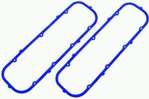 RACING POWER CO-PACKAGED R7485X - Blue Rubber BB Chevy Valve Cover Gaskets Pair image