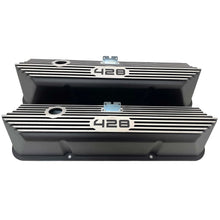 Load image into Gallery viewer, RACING POWER CO-PACKAGED R7683BK - Valve Covers Aluminum Tall Ford 428 CID Logo image