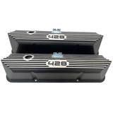 Valve Covers Aluminum Tall Ford 428 CID Logo