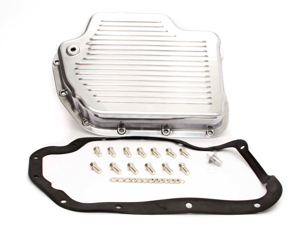 RACING POWER CO-PACKAGED R8492 - Transmission Pan Turbo 400 Polished Aluminum image