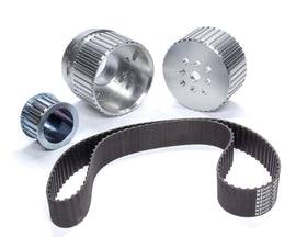 RACING POWER CO-PACKAGED R8711 - Small Block Chevy Gilmer Drive Pulley Kit LWP image
