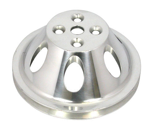 RACING POWER CO-PACKAGED R8840POL - Polished Alum BBC Single Groove Water Pump Pulley image