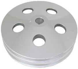 RACING POWER CO-PACKAGED R8847POL - Polished Aluminum GM 2V Power Steering Pulley image