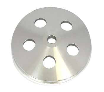 RACING POWER CO-PACKAGED R8848POL - Polished Aluminum GM 1V Power Steering Pulley image