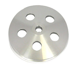 RACING POWER CO-PACKAGED R8848POL - Polished Aluminum GM 1V Power Steering Pulley image