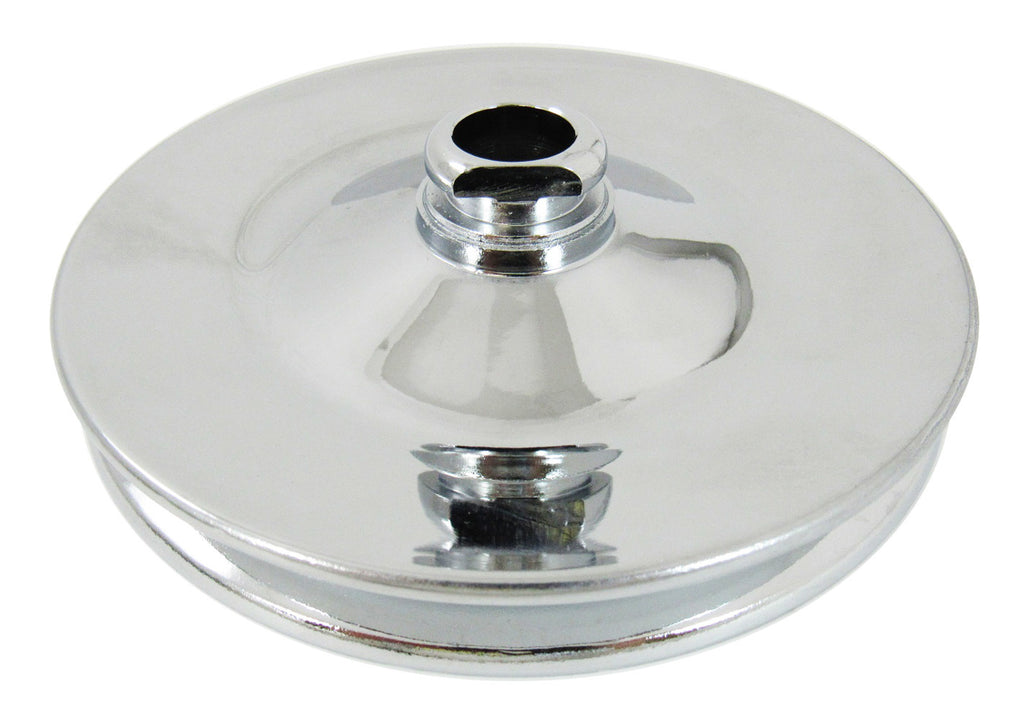 RACING POWER CO-PACKAGED R8941 - Power Steering Pulley GM Chrome image