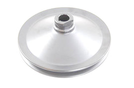 RACING POWER CO-PACKAGED R8946 - 283/327 GM SB Power Stee ring Pulley Chrome image