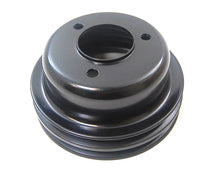 Load image into Gallery viewer, RACING POWER CO-PACKAGED R8974B - Ford 289 2 Groove Crank shaft Pulley Black image