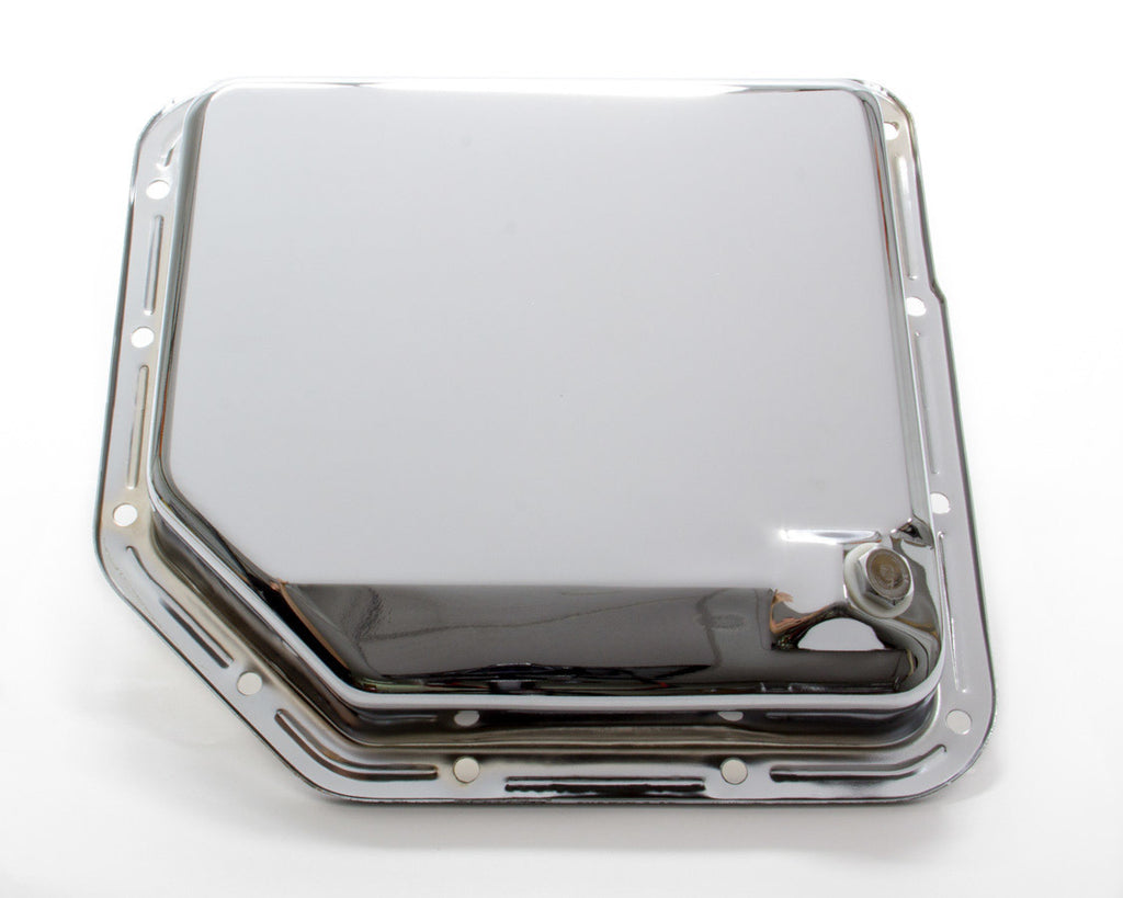 RACING POWER CO-PACKAGED R9074 - TH350 Trans Pan Chrome Steel Plain image