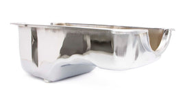 RACING POWER CO-PACKAGED R9078 - 65-87 SBF Steel Stock Oil Pan Chrome image