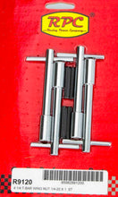 Load image into Gallery viewer, RACING POWER CO-PACKAGED R9120 - 4-1/4in Chrome Wing Nuts 1 1/4in-20  4pk image