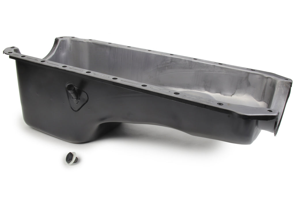 RACING POWER CO-PACKAGED R9294P - 65-90 BBC Steel Stock Oil Pan Black image
