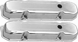 RACING POWER CO-PACKAGED R9299 - Chrome Steel Chrysler 383-440 Short Valve Covr image