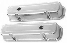 RACING POWER CO-PACKAGED R9300 - 59-79 Pontiac 326-455 Valve Covers Tall Chrome image