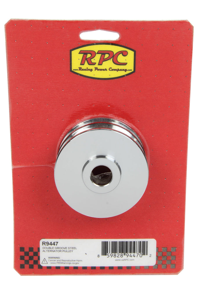RACING POWER CO-PACKAGED R9447 - Double Groove Alternator Pulley image