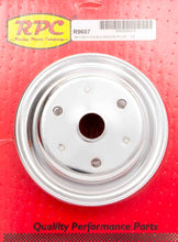 Load image into Gallery viewer, RACING POWER CO-PACKAGED R9607 - Chrome Steel Crankshaft Pulley 2Groove Long WP image